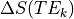 {\Delta}S(TE_k)